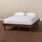 Baxton Studio Liliya Walnut Brown Finished Wood Full Size Platform Bed Frame 156-9410 - alternate 4